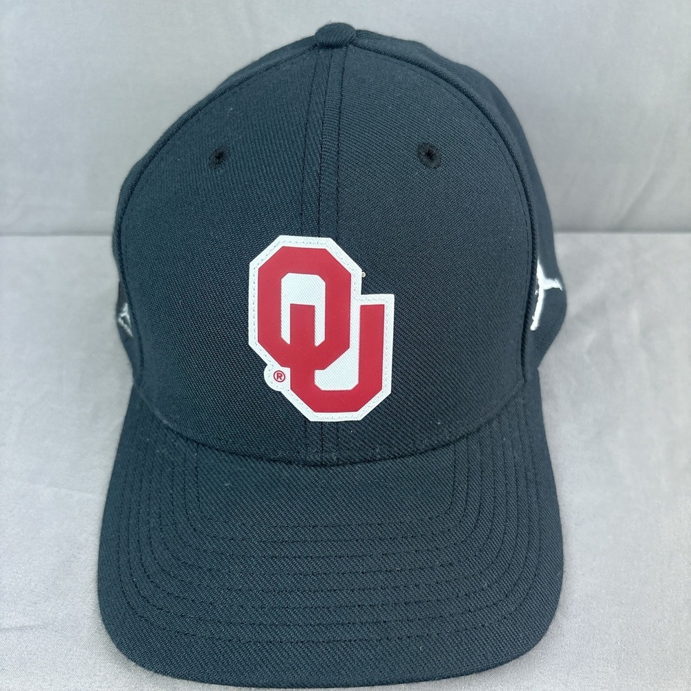 Oklahoma Sooners Nike Jordan On-Field Hat Size L/XL Dri-Fit OU Swoosh Flex - Picture 2 of 6
